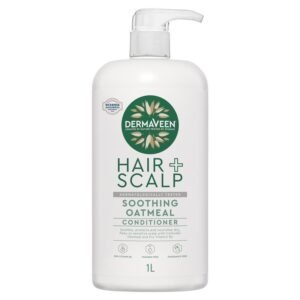 DermaVeen Oatmeal Conditioner for Dry, Flaky or Sensitive Scalps 1L