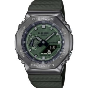 G-Shock GM2100B-3A Green Metal Covered ‘CasiOak’