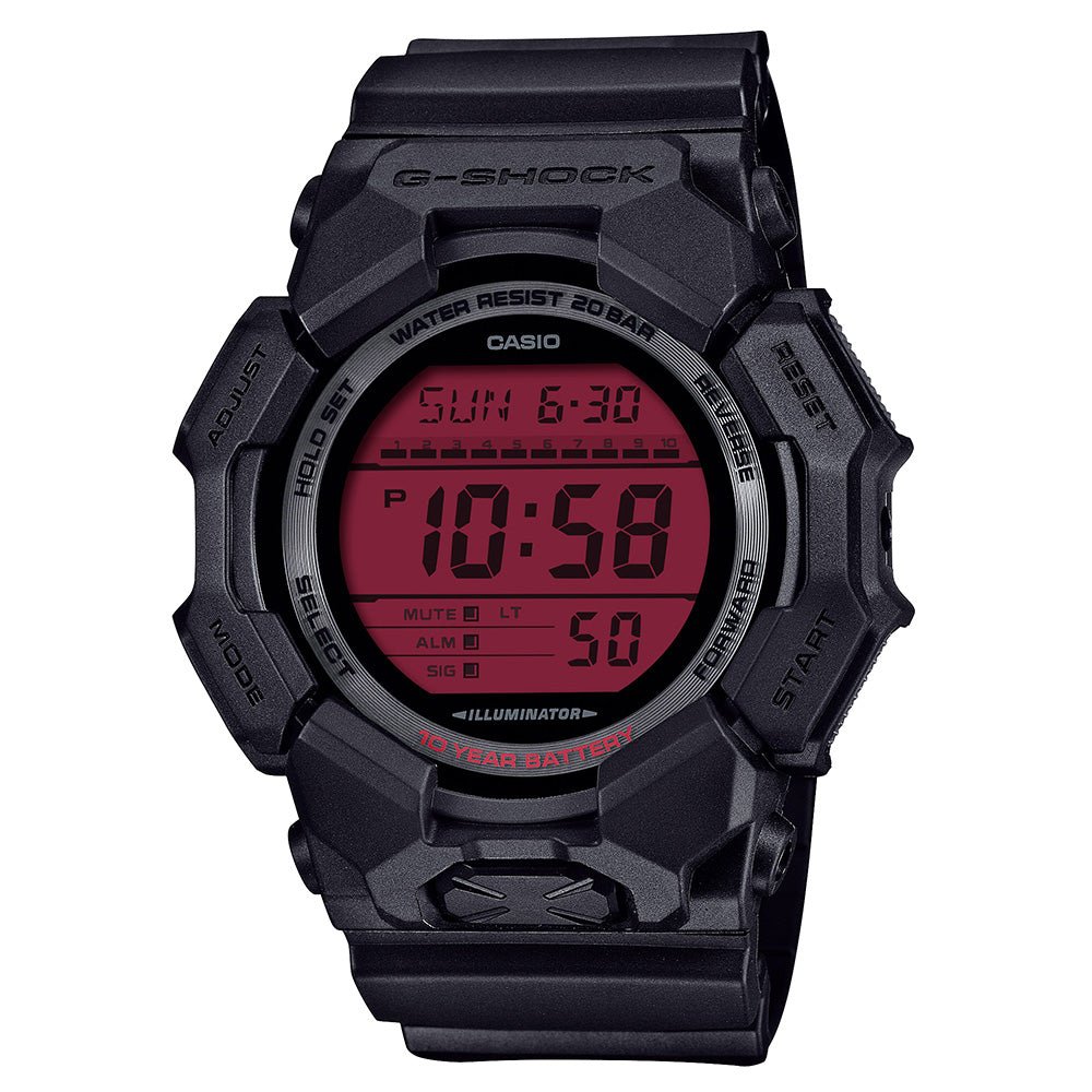 G-Shock Black & Red GD010BBR-1D
