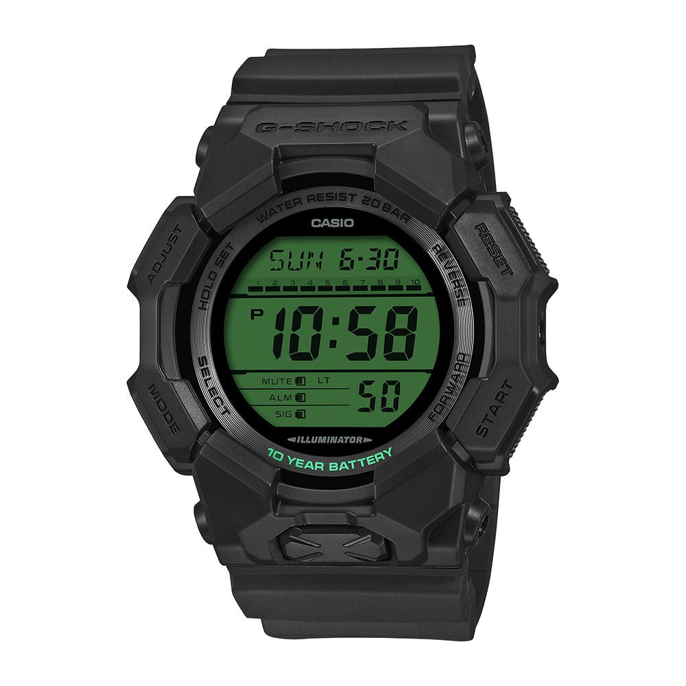 G-Shock Black & Electro Green GD010BEG-1D Digital