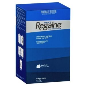 Regaine Mens 5% Minoxidil Foam Hair Regrowth Treatment 4 x 60g