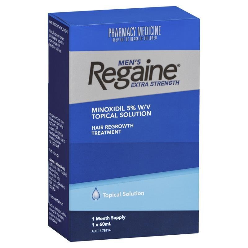Regaine Mens 5% Minoxidil Solution Hair Regrowth Treatment 60ml