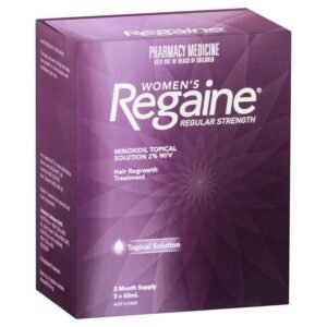 Regaine Womens 2% Minoxidil Solution Hair Regrowth Treatment 3 x 60ml