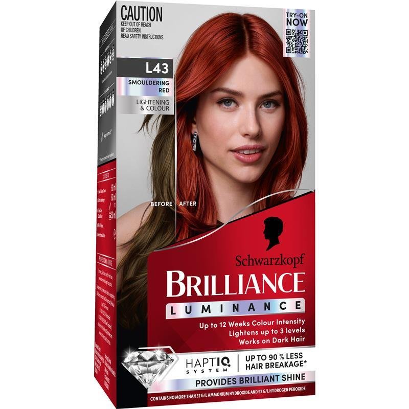 Schwarzkopf Brilliance L49 Smouldering Red