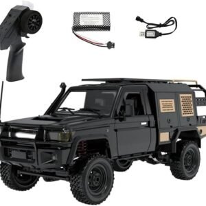 2.4G Full Scale Pickup Short Truck 4WD Climbing Car RC car Remote Control Toy for MN Model MN82S 1:12 Black