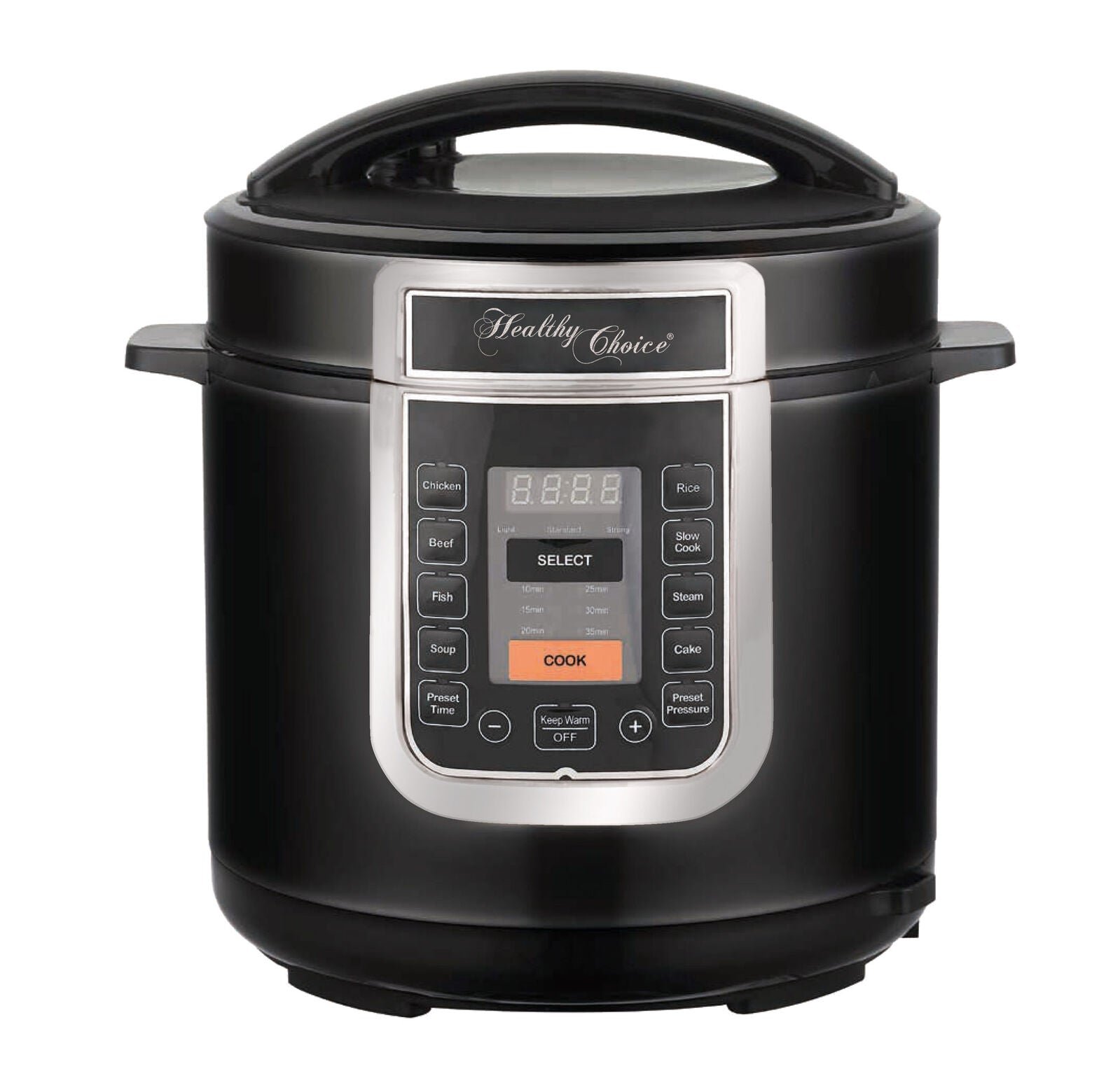 Healthy Choice Ceramic Coated PFAS Free Automatic Pressure Cooker 6L