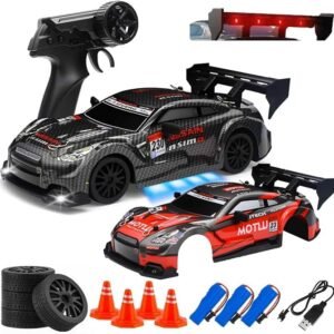 RC Drift Car, 1:24 Remote Control Car Vehicle with LED Lights