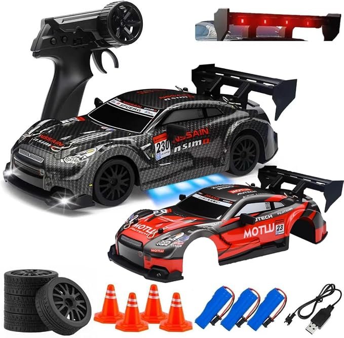 RC Drift Car, 1:24 Remote Control Car Vehicle with LED Lights