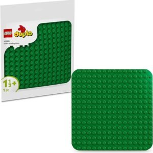 LEGO DUPLO Green Building Plate, Building & Construction Baby Toy for 18 Month Old Old Boys & Girls, Toddler Building Blocks Display Base, Kids Toy for Creative Play 10460