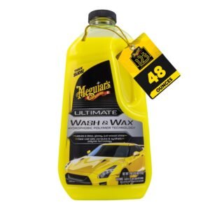 Ultimate Wash and Wax, 1.4 Litre | One Step Vehicle Cleaning Solution that Lifts Dirt Gently | pH Neutral Formula Helps Maintain Existing Wax Layers | Enhances Gloss While Washing