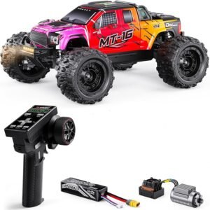 RC Rally Car Fast Max 50 MPH,Drift Car with Gyro 4X4,Brushless Fast RC Cars with 3S 2200 mAh Battery,1/12 Remote Control Cars for Adults for 4WD,for Racetrack & Mud-Green