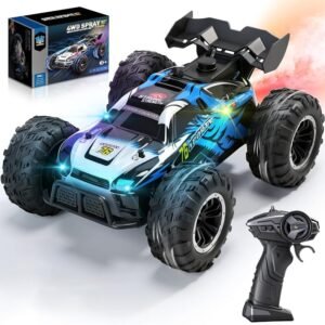 Eaglestone 1:16 4WD RC Car with LED Lights Music Spray RC Vehicle
