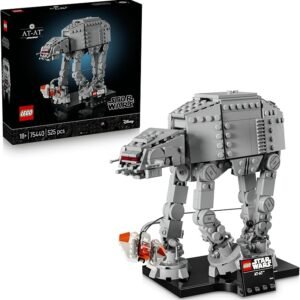 LEGO® Star Wars: The Empire Strikes Back™ AT-AT™ 75440 Building Set for Adults – Mid-Scale Build-and-Display Model of an AT-AT Walker with Snowspeeder™ – Toy for Men, Women and Star Wars™ Lovers