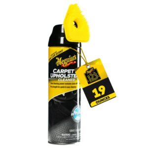 Carpet and Upholstery Cleaner, 19 Oz – Professional Strength Foam for Deep Stain and Odour Removal | Fast Acting Residue-Free Formula with Fresh New Car Scent