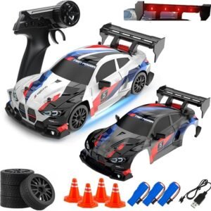 RC Drift Car, 1:24 Remote Control Car Vehicle with LED Lights