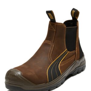 Tanami Scuff Cap Elastic Sided Boot – Brown/Yellow