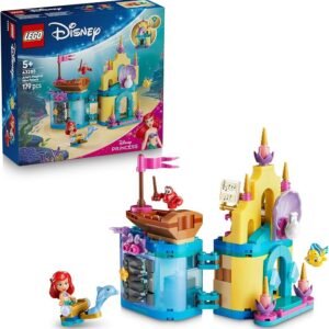 LEGO® ǀ Disney Princess Ariel’s Magical Mini Palace 43285 The Little Mermaid Toy Building Set – Brick-Built Castle Toy – 3 Characters for Kids, Girls and Boys Aged 5+ – Disney Toy-Giving Idea