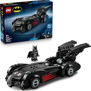 LEGO® DC Batman™: Batman & Robin™ Batmobile™ 76333 Collectible Super Hero Toy – Car Model Kit with Minifigure for Boys and Girls Aged 9+ – Merch to Mark the 20th Anniversary – Treat for Kids