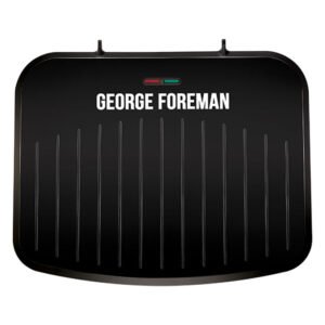 George Foreman 33cm Fit Electric Griller Press Medium Non Stick Food Cooking