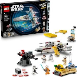 LEGO® Star Wars™ SMART Play™: Luke’s Red Five X-Wing™ 75423 Interactive Building Toy -All-in-One Set – Reacts to How You Move and Play with a SMART Brick – Treat for Boys, Girls, Kids Aged 6+