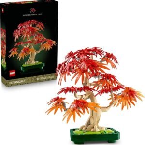 LEGO® Botanicals Japanese Red Maple Bonsai Tree 10348 Plant Decor Building Kit for Adults, Nature Set for Women and Men, New Home Housewarming Toy Idea, Collectible Display Model