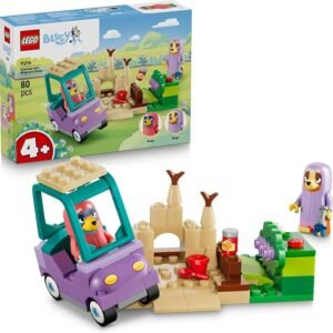 LEGO® Bluey Grannies with Bingo and Bluey 11216 Pretend Play Building Toy – Imagination Playset for Girls and Boys Aged 4+ – Toy Car, Garden and Characters from the TV Show – Playset for Kids
