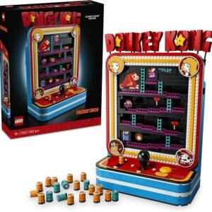 LEGO® Super Mario Donkey Kong™ Arcade 72051 Building Set for Adults – Arcade Game Collectable – Retro Room Decor – Video Game Merch – Gamer Toy Idea for Men and Women Aged 18+