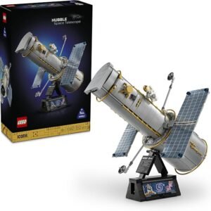 LEGO® Icons Hubble Space Telescope 11382 Science Decor Building Set for Adults – Replica with Posable Solar Arrays and a Detailed Instrument Bay – Toy Idea for Astronomy and Space Enthusiasts