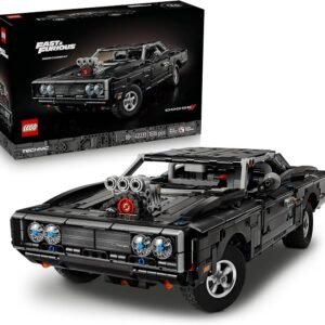 LEGO® Technic Fast and Furious Dodge Charger R/T Car 42231 Building Kit for Adults – Steering, Suspension, V8 Engine, 2 NOS Bottles – Fast and Furious Collectable – Playset Idea for Birthdays