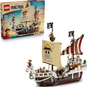 LEGO® ONE PIECE The Going Merry Pirate Ship 75639 Boat Set Building Toy with 5 Minifigures,Netflix Live Action Merch,Anime Decor Model Kit,Adventure Toy for Kids,Collectible Set for Boys and Girls