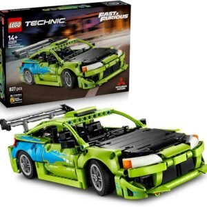LEGO® Technic Fast and Furious Mitsubishi Eclipse Car 42229 Building Set – Racing Features, Steering, Engine, Pistons, 2 NOS Bottles – Playset Idea for Teenage Boys and Girls Aged 14+