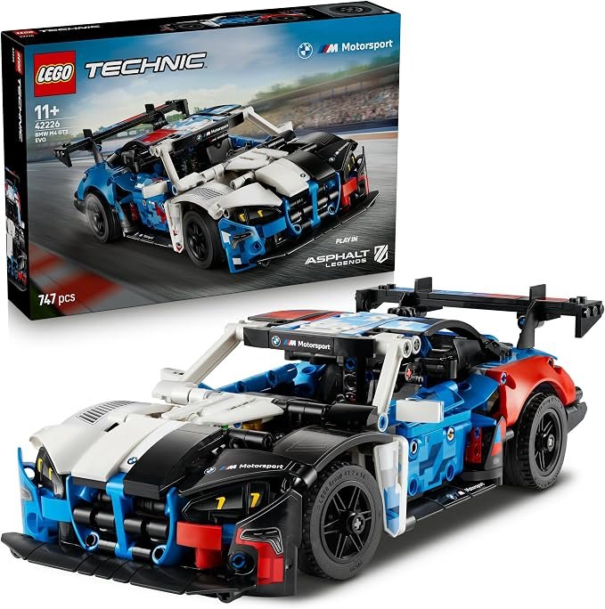 LEGO® Technic BMW M4 GT3 EVO Race Car 42226 Model Kit - STEM Building Set - Toy Car with Steering, Engine and Opening Doors - for Boys, Girls and Kids Aged 11+ - Treat for Car Lovers