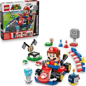 LEGO® Super Mario™: Mario Kart™ – Interactive LEGO® Mario™ & Standard Kart 72043 Toy for Pretend Play, Building Set for Kids, Toy for Boys, Girls and Any Gamers Aged 7 Years Old Plus