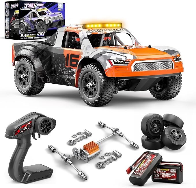 1:16 RC Cars 4WD Drift Short Course RC Truck 36 km/h,for Adults & Boys