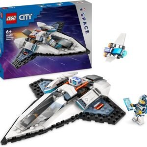 LEGO City Space Interstellar Spaceship Toy for 6+ Year Old Boys & Girls, with Astronaut Minifigure for Imaginative Play, Creative Kids’ Toys, Birthday Treat 60430