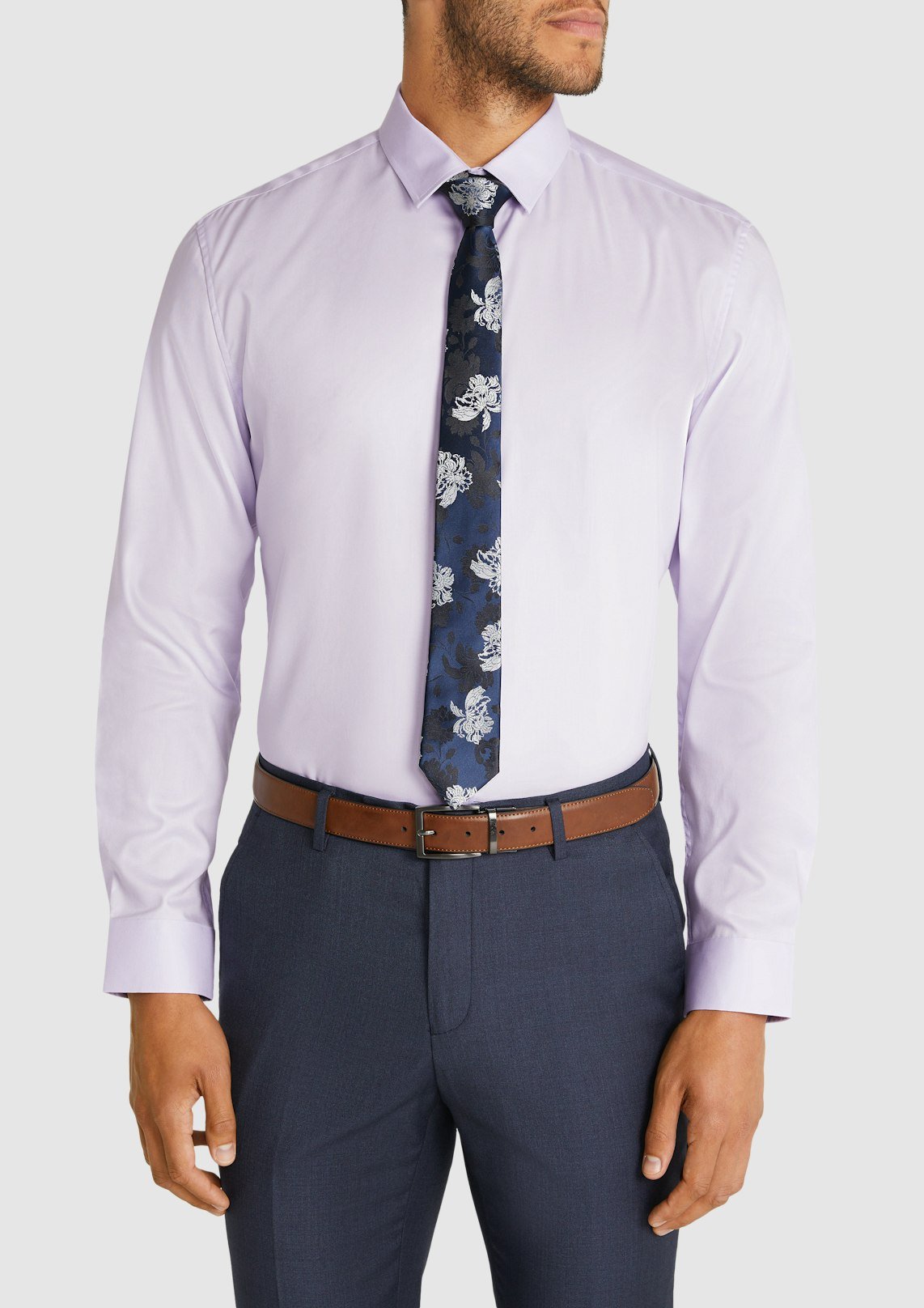Light Purple London Slim Dress Shirt
