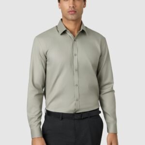 Sage Green London Slim Dress Shirt