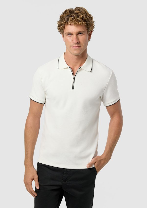 Glenroy Quarter Zip Smart Polo