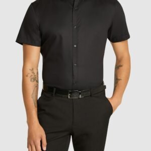 Black London Slim Shirt