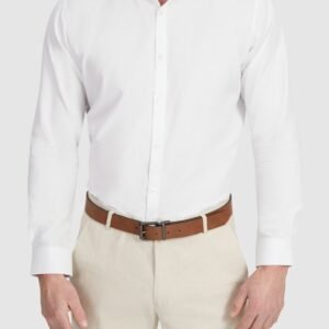 White Cardiff Classic Dress Shirt