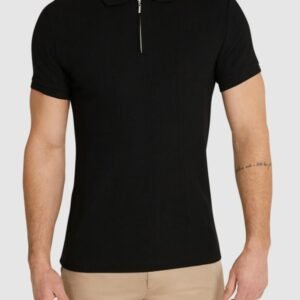 Dario Quarter Zip Smart Polo