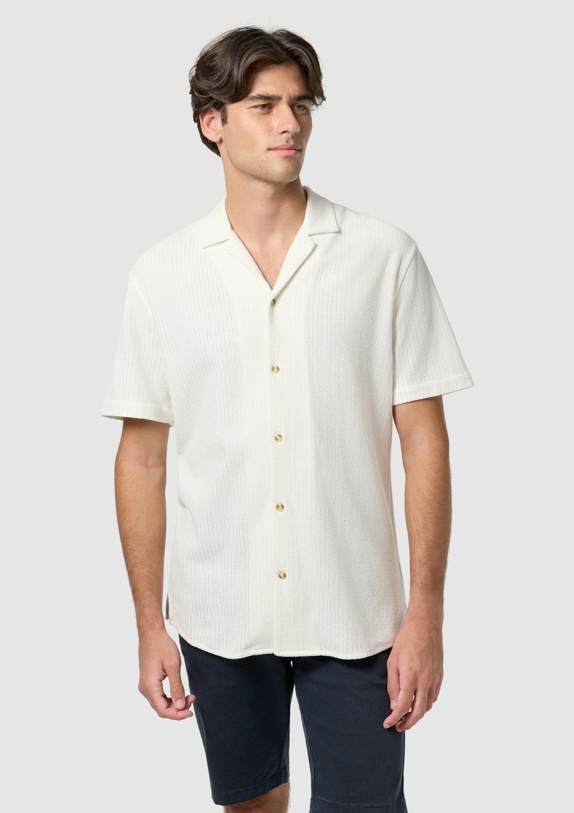White Matera Textured Shirt