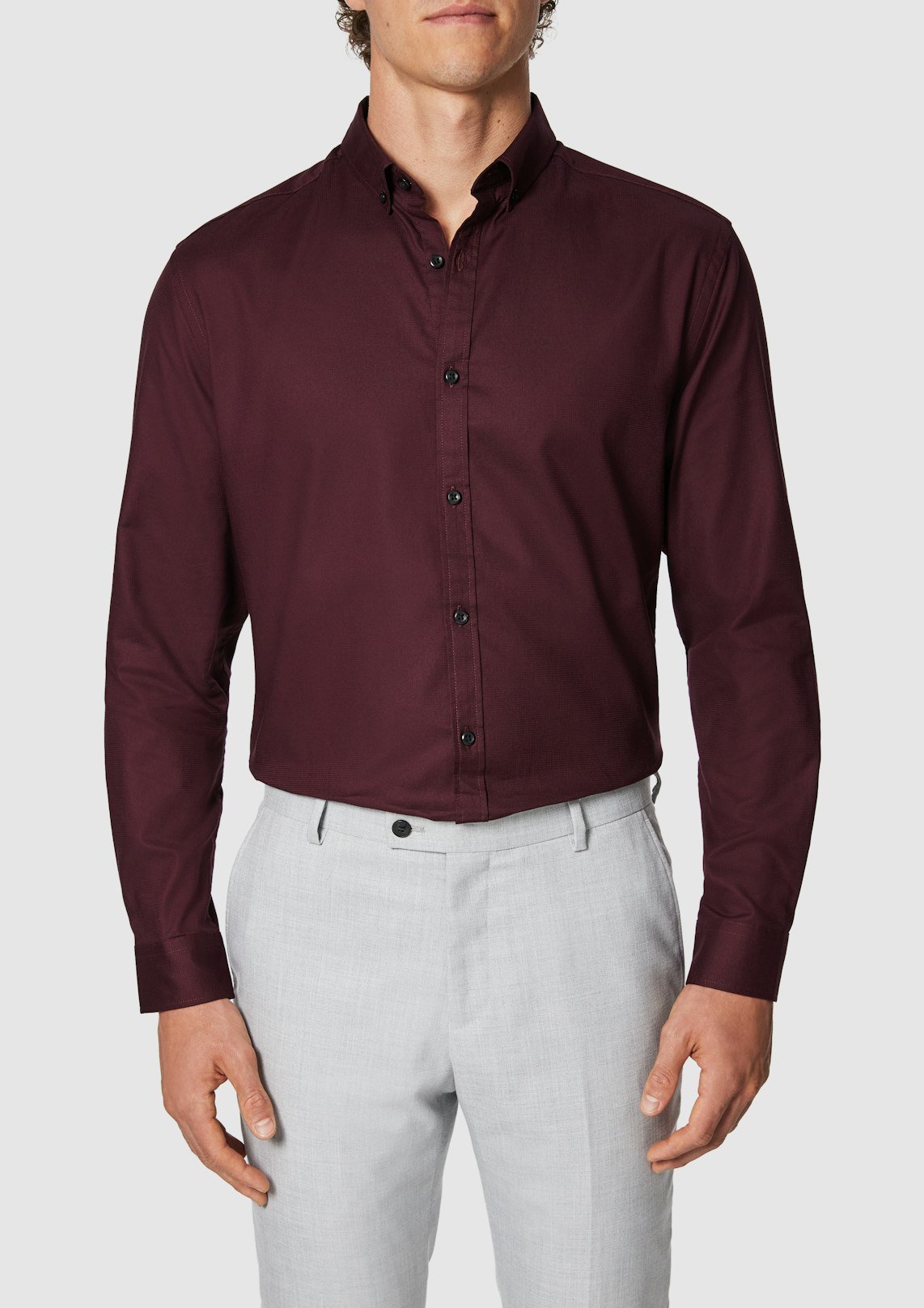 Wine Kyoto Classic Fit Shirt