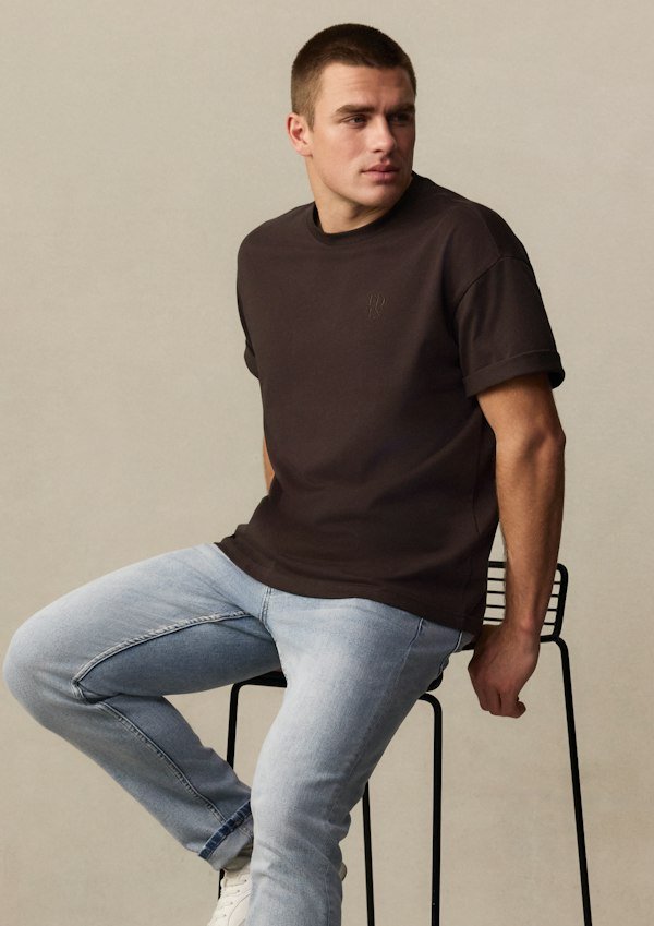 Cole Boxy Crew Neck Tee