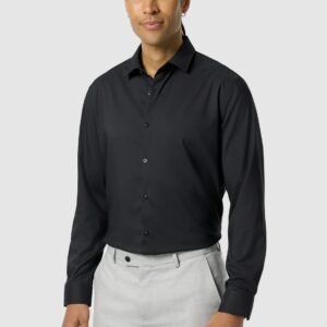 Black Oslo Classic Stretch Dress Shirt