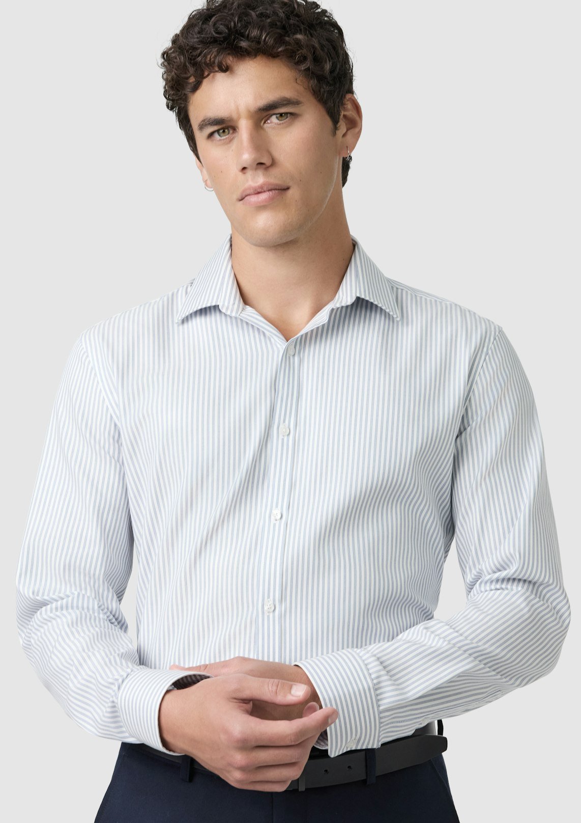 White London Slim Stripe Shirt
