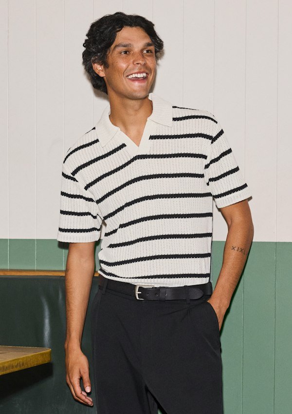Remy Relaxed Knit Polo