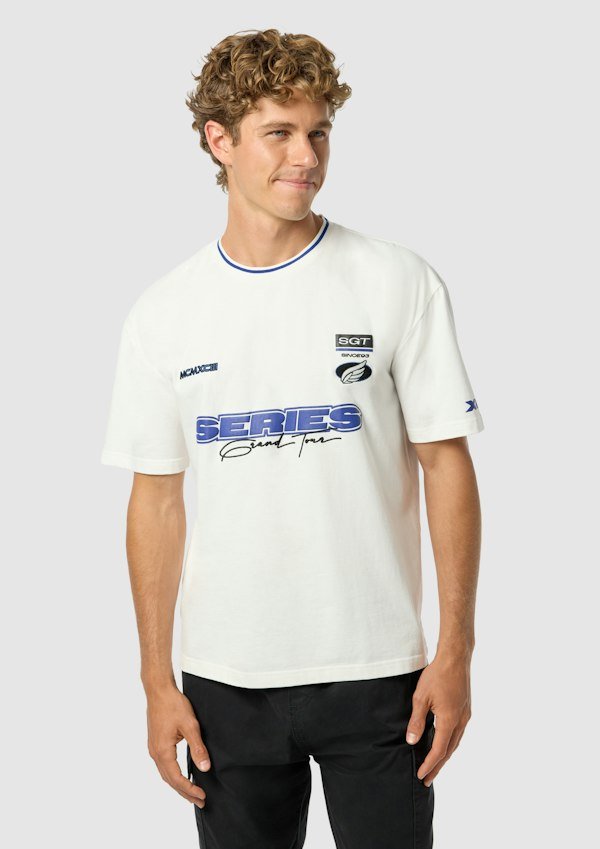 Turbo Graphic Boxy Crew Neck Tee