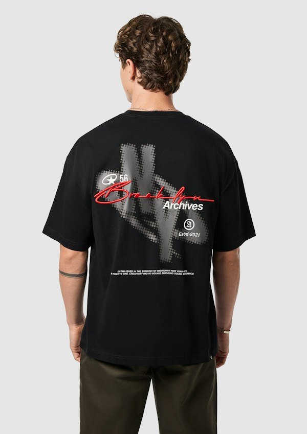 Ny Graphic Boxy Crew Neck Tee