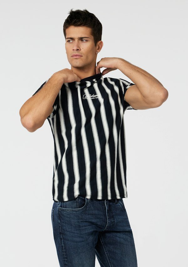 Rook Stripe Crew Neck Tee